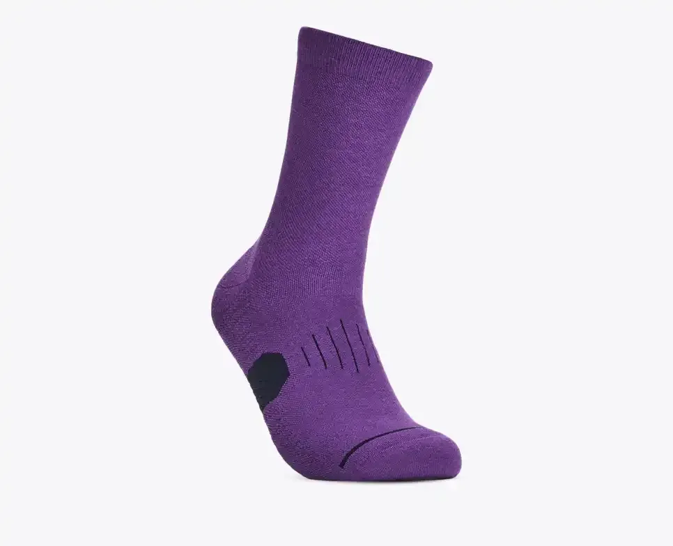 HOKA Graphic Crew Run Sock Virtual Violet