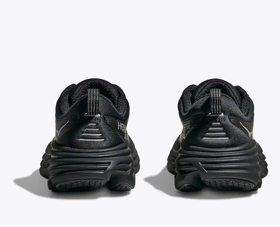 HOKA Stealth/Tech Bondi 8 Caged Black Silver