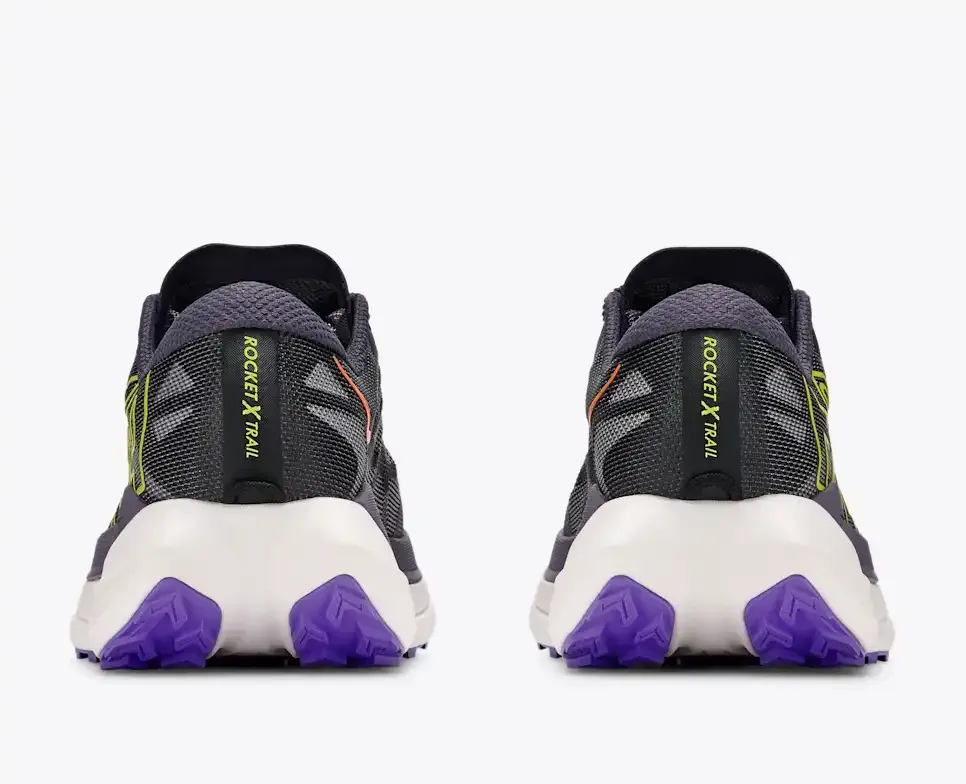 HOKA Rocket X Trail Squid Ink Neon Nebula