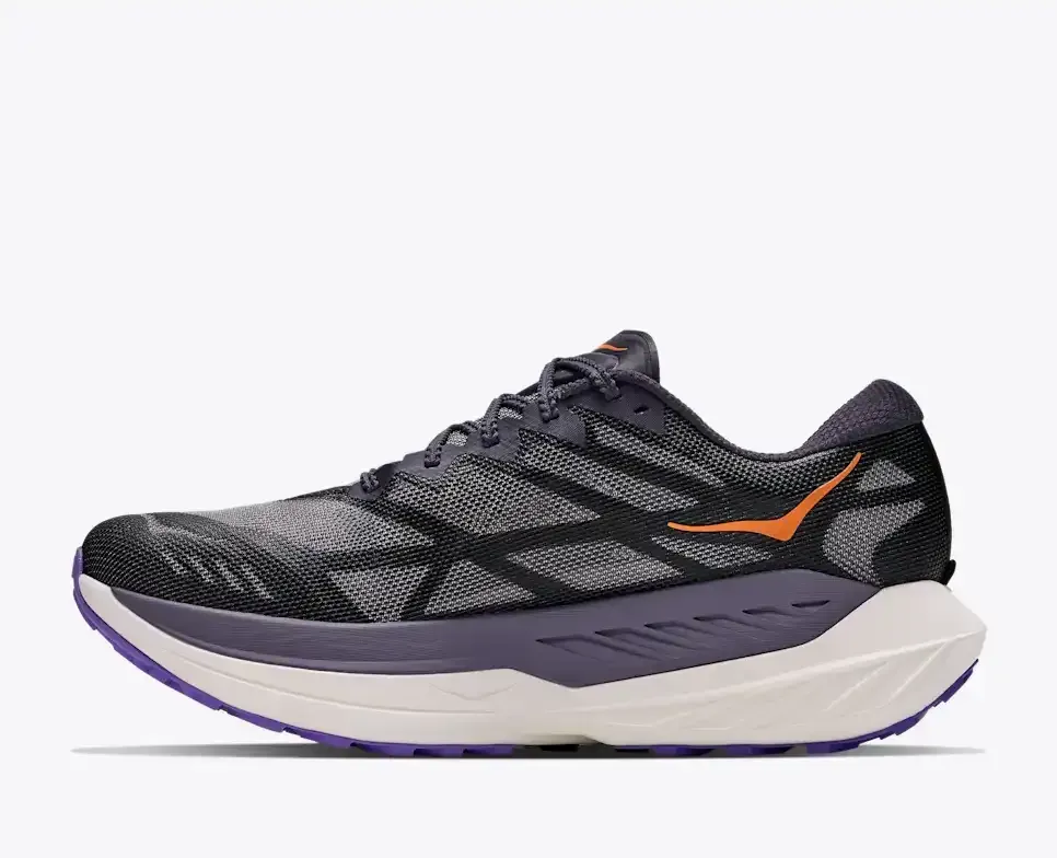 HOKA Rocket X Trail Squid Ink Neon Nebula